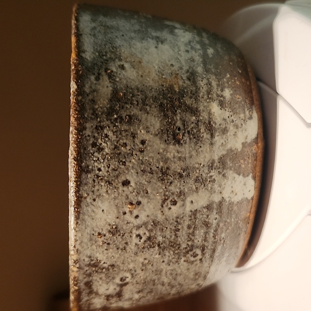 Rustic Ceramic Bowl - Brown and Gray